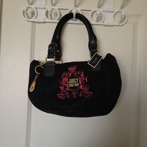 Black Velvet Juicy Couture Handbag